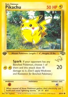 Pikachu [W Stamped] - WoTC Promo - Pokemon card