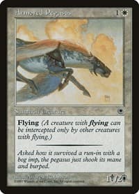 Armored Pegasus (Reminder Text) - Portal - Magic: The Gathering card