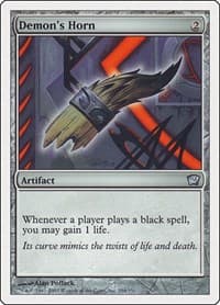 Demon's Horn - 9th Edition - Magic: The Gathering card