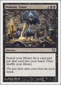 Diabolic Tutor - 9th Edition - Magic: The Gathering card