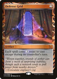Defense Grid - Masterpiece Series: Kaladesh Inventions - Magic: The Gathering card