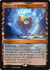 Sphere of Resistance - Masterpiece Series: Kaladesh Inventions - Magic: The Gathering card
