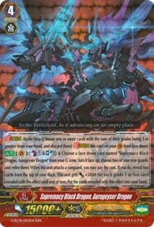 Supremacy Black Dragon, Aurageyser Dragon - G-RC01: Revival Collection - Cardfight Vanguard card