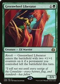 Greenwheel Liberator - Aether Revolt - Magic: The Gathering card