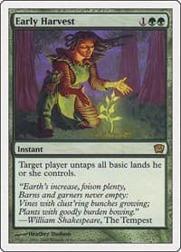 Early Harvest - 9th Edition - Magic: The Gathering card