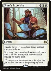 Sram's Expertise - Aether Revolt - Magic: The Gathering card
