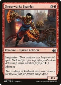 Sweatworks Brawler - Aether Revolt - Magic: The Gathering card