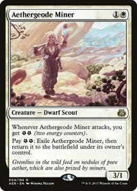 Aethergeode Miner - Aether Revolt - Magic: The Gathering card