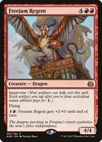 Freejam Regent - Aether Revolt - Magic: The Gathering card