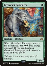 Greenbelt Rampager - Aether Revolt - Magic: The Gathering card