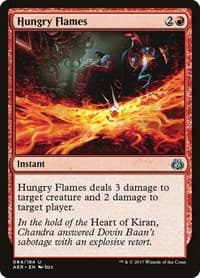 Hungry Flames - Aether Revolt - Magic: The Gathering card