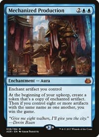 Mechanized Production - Aether Revolt - Magic: The Gathering card