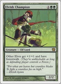 Elvish Champion - 9th Edition - Magic: The Gathering card