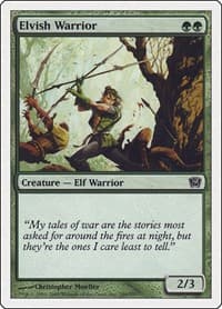 Elvish Warrior - 9th Edition - Magic: The Gathering card