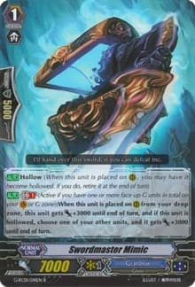 Swordmaster Mimic - G-RC01: Revival Collection - Cardfight Vanguard card