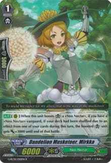 Dandelion Musketeer, Mirkka - G-RC01: Revival Collection - Cardfight Vanguard card