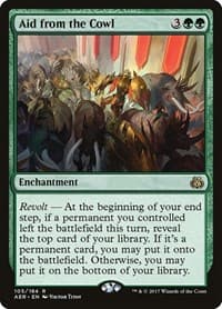 Aid from the Cowl - Aether Revolt - Magic: The Gathering card