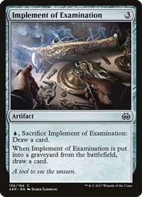 Implement of Examination - Aether Revolt - Magic: The Gathering card