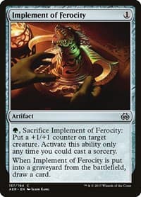 Implement of Ferocity - Aether Revolt - Magic: The Gathering card