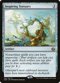 Inspiring Statuary - Aether Revolt - Magic: The Gathering card
