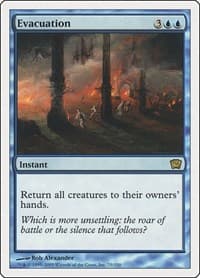 Evacuation - 9th Edition - Magic: The Gathering card