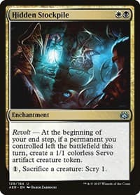 Hidden Stockpile - Aether Revolt - Magic: The Gathering card