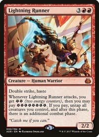Lightning Runner - Aether Revolt - Magic: The Gathering card