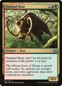 Outland Boar - Aether Revolt - Magic: The Gathering card