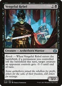 Vengeful Rebel - Aether Revolt - Magic: The Gathering card