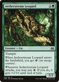 Aetherstream Leopard - Aether Revolt - Magic: The Gathering card