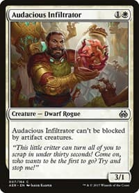 Audacious Infiltrator - Aether Revolt - Magic: The Gathering card