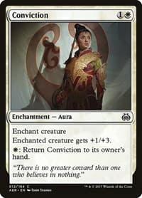 Conviction - Aether Revolt - Magic: The Gathering card