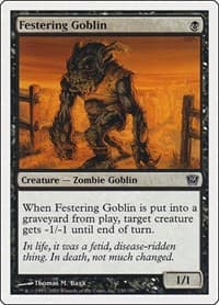 Festering Goblin - 9th Edition - Magic: The Gathering card
