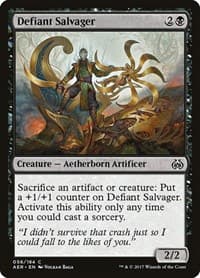 Defiant Salvager - Aether Revolt - Magic: The Gathering card