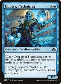 Dispersal Technician - Aether Revolt - Magic: The Gathering card