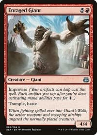 Enraged Giant - Aether Revolt - Magic: The Gathering card