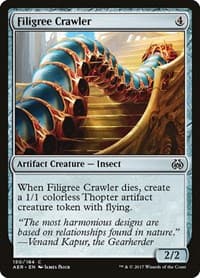 Filigree Crawler - Aether Revolt - Magic: The Gathering card