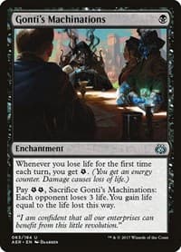 Gonti's Machinations - Aether Revolt - Magic: The Gathering card