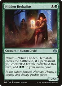 Hidden Herbalists - Aether Revolt - Magic: The Gathering card