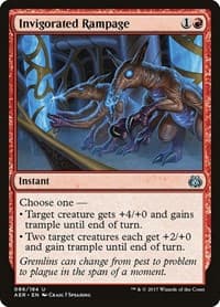Invigorated Rampage - Aether Revolt - Magic: The Gathering card