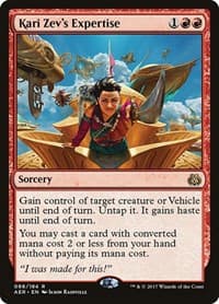 Kari Zev's Expertise - Aether Revolt - Magic: The Gathering card