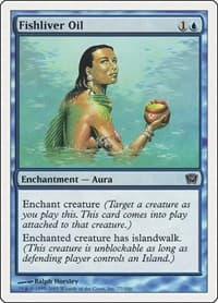 Fishliver Oil - 9th Edition - Magic: The Gathering card
