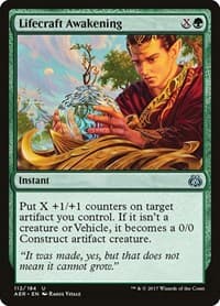 Lifecraft Awakening - Aether Revolt - Magic: The Gathering card