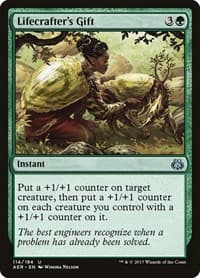 Lifecrafter's Gift - Aether Revolt - Magic: The Gathering card