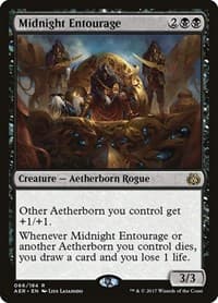 Midnight Entourage - Aether Revolt - Magic: The Gathering card