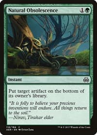 Natural Obsolescence - Aether Revolt - Magic: The Gathering card