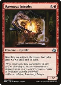 Ravenous Intruder - Aether Revolt - Magic: The Gathering card