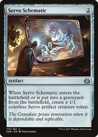 Servo Schematic - Aether Revolt - Magic: The Gathering card