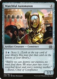 Watchful Automaton - Aether Revolt - Magic: The Gathering card