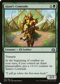 Ajani's Comrade - Aether Revolt - Magic: The Gathering card